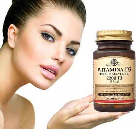 Solgar Witamina D3 2200UI 50 kaps - zdjęcie 2