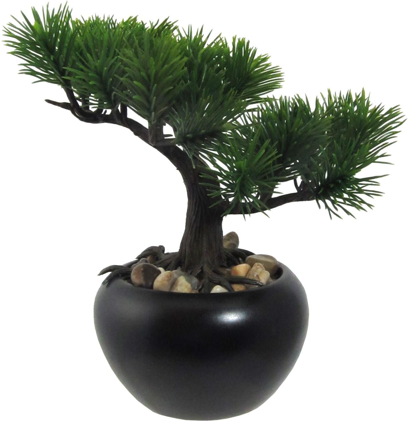 4Home Sztuczne Bonsai Sosna W Doniczce Zielony 19 Cm Opinie I