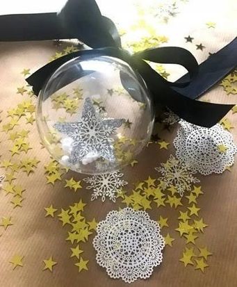 Bombki Akrylowe Do Dekoracji 2 Szt 6 Cm - zdjęcie 3