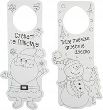 Zdjęcie Świąteczna Zawieszka Na Klamkę Drzwi 2 Szt - Dobrzyń nad Wisłą
