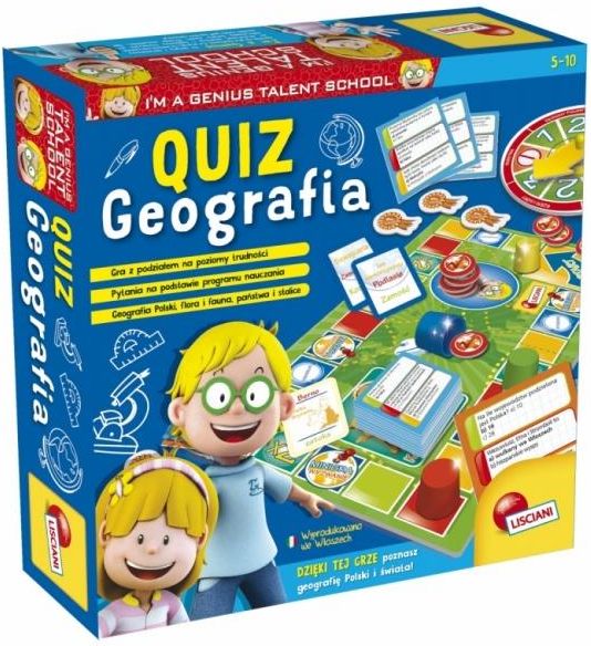 Lisciani I M A Genius Quiz Geografia Gra Dla Dziecka Ceny I Opinie