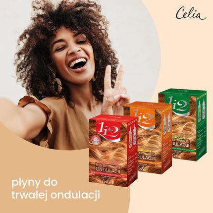Celia 1i2 Płyn do trwałej ondulacji - mocny 160ml - zdjęcie 2