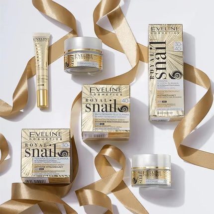 Krem Eveline Royal Snail skoncentrowany intensywnie przeciwzmarszczkowy 40+ na dzień i noc 50ml - zdjęcie 3