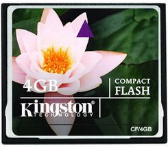 Karta pamięci do aparatu Kingston Standard CompactFlash 4GB (CF/4GB) - zdjęcie 1