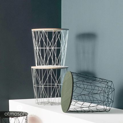 Atmosphera Créateur D'Intérieur Stolik Kawowy Z Otwieranym Blatem Funkcja Kosza Blat Czarny Kosz 41X39.5 Cm B07Fxr5G48 - zdjęcie 4