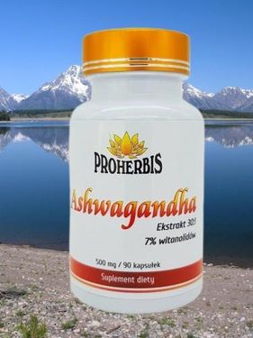 Hepatica Żeń Szeń Indyjski Ashwagandha 90 Kaps - zdjęcie 2