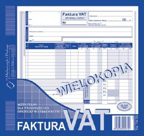 Druk Faktura Vat Wielokopia A M P Ceny I Opinie Ceneo Pl