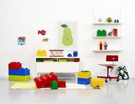 LEGO Żółty Pojemnik W Kształcie Głowy Winky S - zdjęcie 3