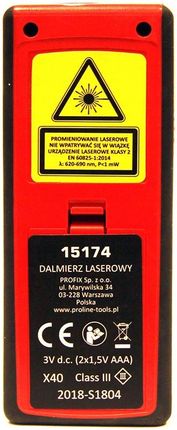 Proline Dalmierz Laserowy 15173 - zdjęcie 2
