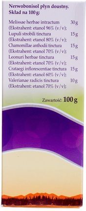Płyn Bonimed Nerwobonisol Krople 100ml - zdjęcie 2