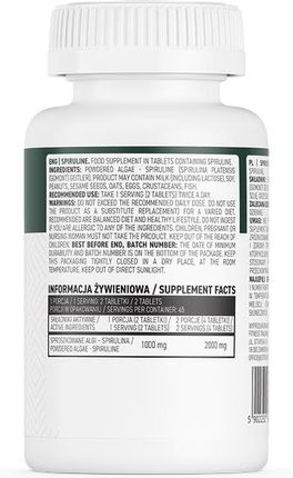 Ostrovit Spiruline 90Tabs - zdjęcie 2