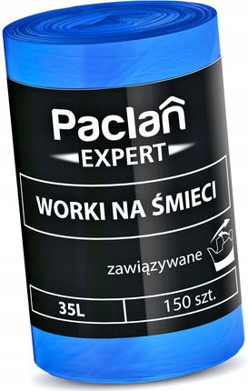 Paclan Expert Zawiązywane Worki Na Śmieci 35L 150Szt (137790) - zdjęcie 2