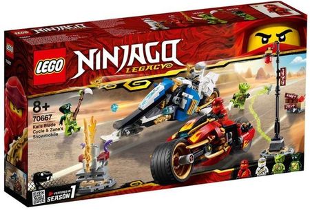 LEGO Ninjago 70667 Motocykl Kaia I Skuter Zane’a