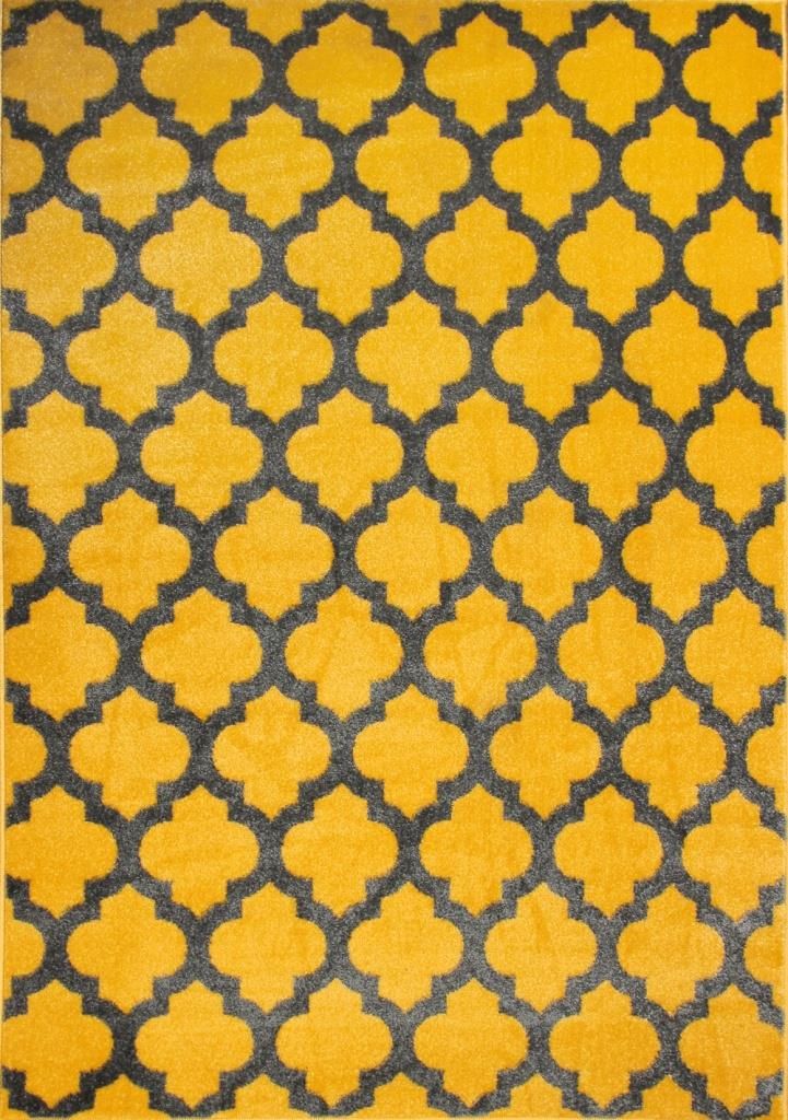 Zdjęcie Dywanstyl.Pl Dywan Koloreo Dirham Żółto Szary 200X300 - Olsztyn