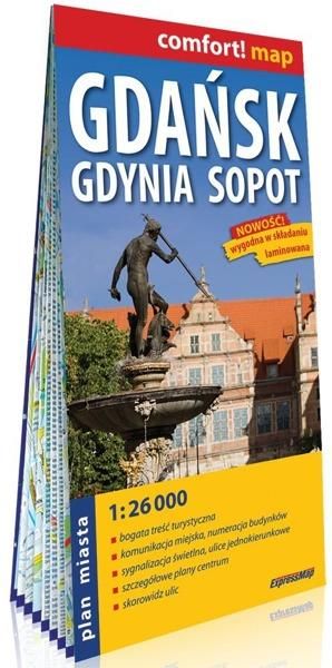 Comfort Map Gda Sk Gdynia Sopot Plan Miasta Ceny I Opinie Ceneo Pl