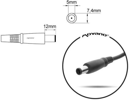 Movano ładowarka / zasilacz 19.5v 3.33a (7.4x5.0 pin) - HP (ZZHP195333B) - zdjęcie 4