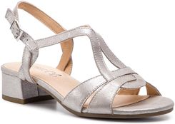 Ranking Sandały CAPRICE - 9-28201-22 Silver/Sue.Met 924 Popularne włoskie buty