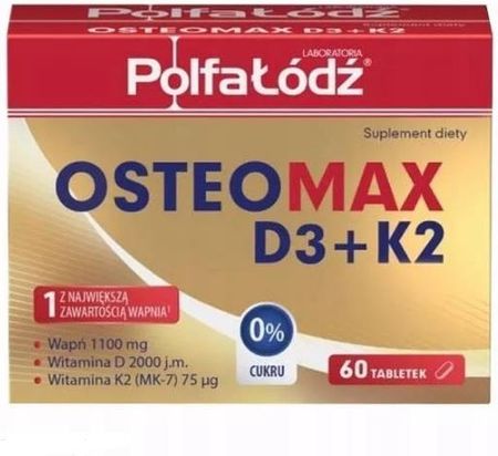 Osteomax D3+K2 60Tabl - zdjęcie 2
