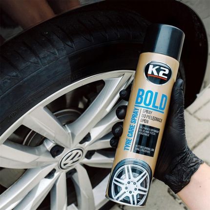 K2 BOLD SPRAY - Preparat do nabłyszczania opon - 600 ml - zdjęcie 2