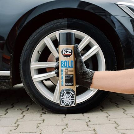 K2 BOLD SPRAY - Preparat do nabłyszczania opon - 600 ml - zdjęcie 4