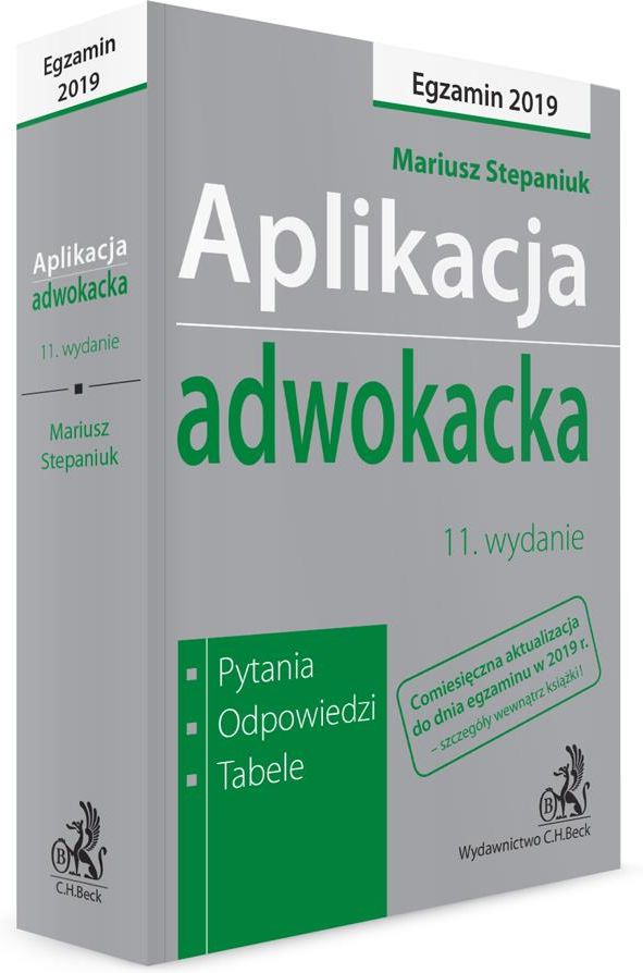 Aplikacja Adwokacka Pytania Odpowiedzi Tabele Wydanie Ceny I