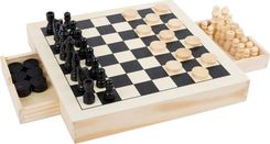 Small Foot Drewniane szachy i warcaby