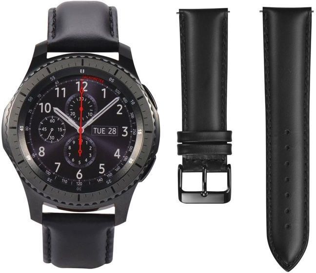 Kom Sk Rzany Pasek Do Samsung Gear S Watch Mm Leather Band