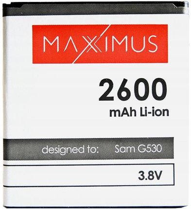 Bateria Maxximus Samsung Core Pirme G360 2250 mAh - zdjęcie 3