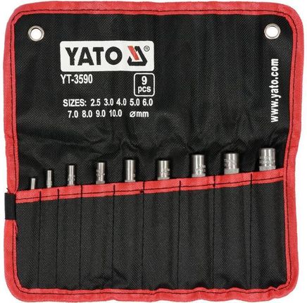 YATO zestaw przebijaków do skóry 9 cz. YT-3590 - zdjęcie 2