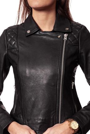 WRANGLER LEATHER BIKER BLACK W4109ZG01 - zdjęcie 6