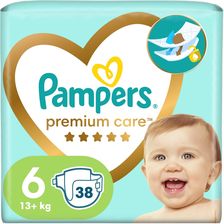 Zdjęcie Pampers Pieluchy Premium Care VP rozmiar 6, 38 pieluszek - Augustów
