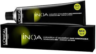 Zdjęcie L'Oreal Professionnel Inoa Ods2 Farba Do Włosów W Kremie Bez Amoniaku 60G 4 56 Brown Resist - Garwolin