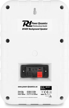 Power Dynamics BV40V Biały Para - zdjęcie 2