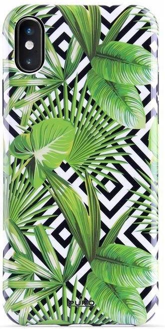 Puro Glam Tropical Leaves Etui Iphone Xs X Zielony Etui Na Telefon