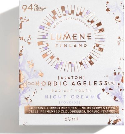 Krem Lumene Ajaton odmładzająco wygładzjący na noc 50ml - zdjęcie 2