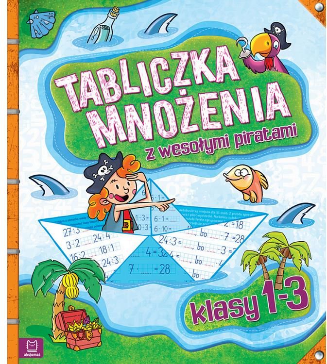 Podręcznik szkolny Tabliczka mnożenia z wesołymi piratami Klasy 1 3