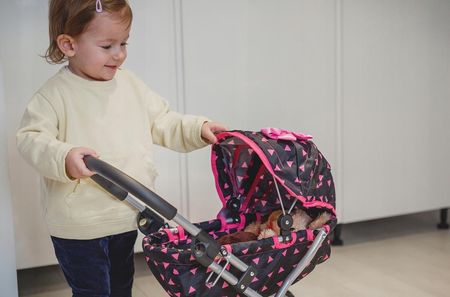 Kinderplay Wózek Dla Lalek Głęboki Gondola - zdjęcie 5