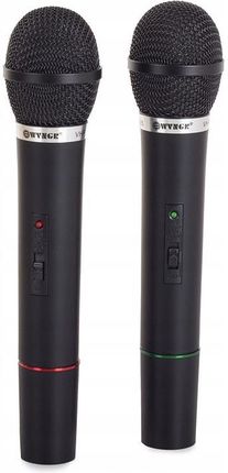 Verk Group Zestaw Karaoke 2X Mikrofon Bezprzewodowy + Stacja 1058 - zdjęcie 5