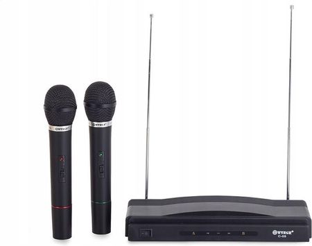 Verk Group Zestaw Karaoke 2X Mikrofon Bezprzewodowy + Stacja 1058 - zdjęcie 3