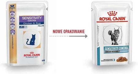 Royal Canin Veterinary Diet Sensitivity Control S/O Chicken Feline Wet 12x85g - zdjęcie 2