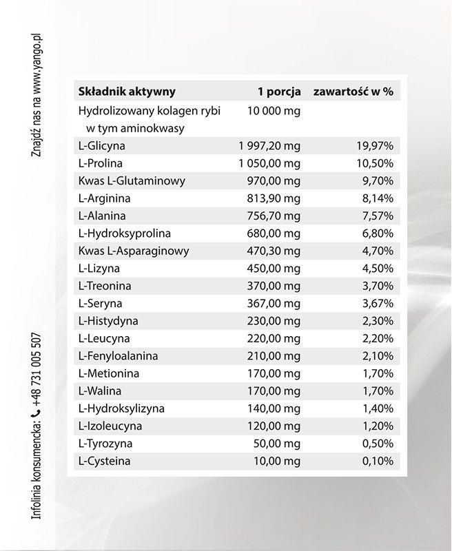 Yango Kolagen Rybi Typu I I Iii G Opinie I Ceny Na Ceneo Pl