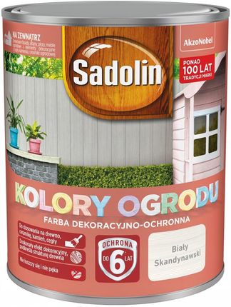 Sadolin Kolory Ogrodu Biały Skandynawski 2,5l - zdjęcie 2