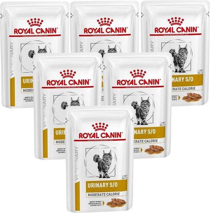 Royal Canin Veterinary Diet Urinary S/O Moderate Calorie Feline Wet 12x85g - zdjęcie 3
