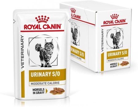 Royal Canin Veterinary Diet Urinary S/O Moderate Calorie Feline Wet 12x85g - zdjęcie 4