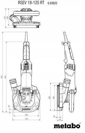 Metabo RSEV 19-125 RT (603825700) - zdjęcie 2
