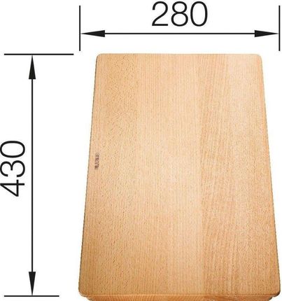 Blanco Deska Drewniana Buk 430x280 (514544) - zdjęcie 3