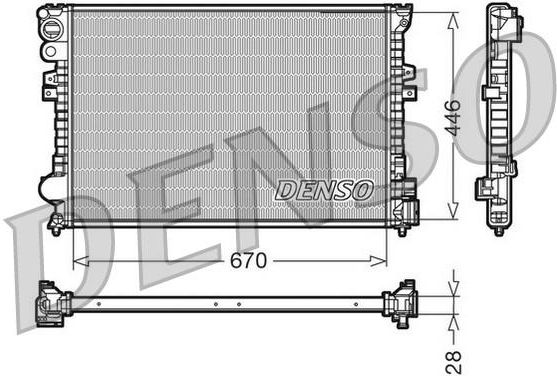 Denso Chłodnica C8 Jumpy Densodrm07050 Opinie i ceny na Ceneo pl