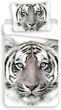 Pościel dziecięca Tygrys biały 8088 JERRY FABRICS rozmiar 140x200 cm