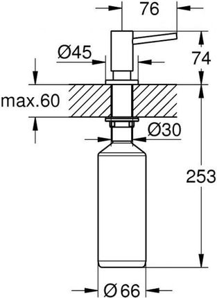 Grohe Hard Graphite 40535A00 - zdjęcie 3