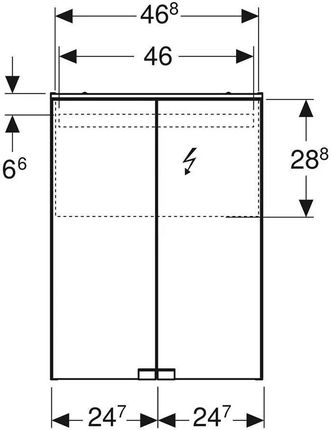 Geberit Option Szafka 500257001 - zdjęcie 3